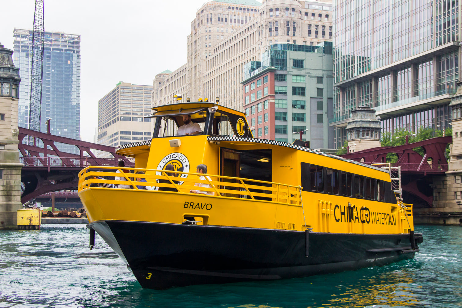 Chicago Water Taxi With Kids, Bikes, and Luggage